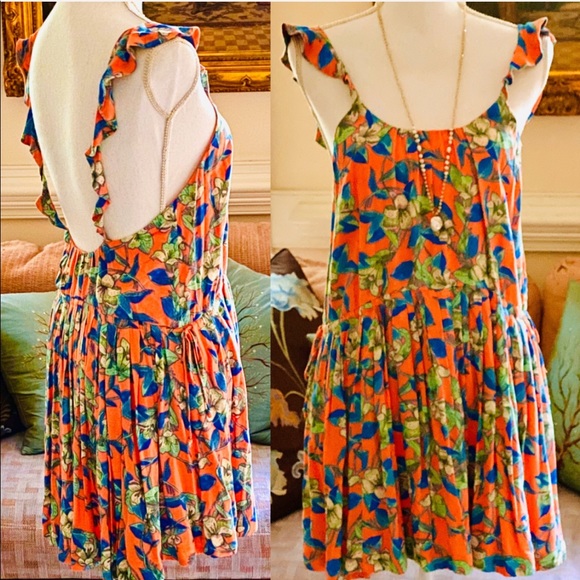 NWT Free People Dear You Floral Mini Dress - Picture 7 of 11